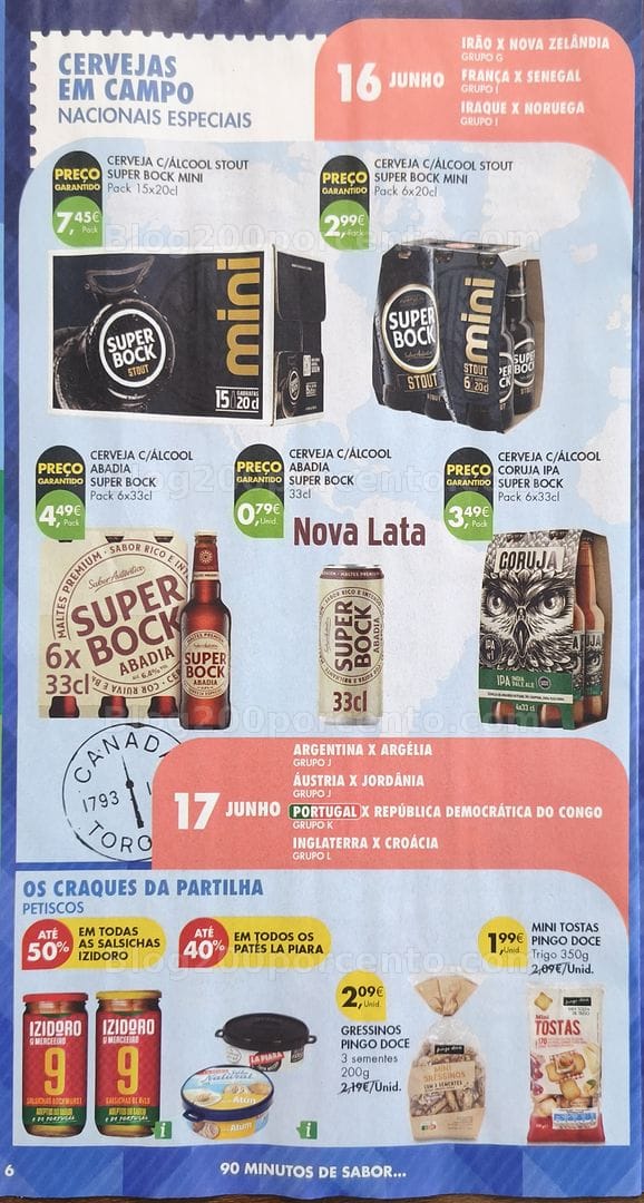 Antevisão Folheto PINGO DOCE Especial Mundial Promoções de 9 a 29 julho